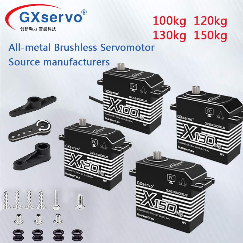 Robot Arm Metal - Servomotores GXservo de Alto Torque IP67