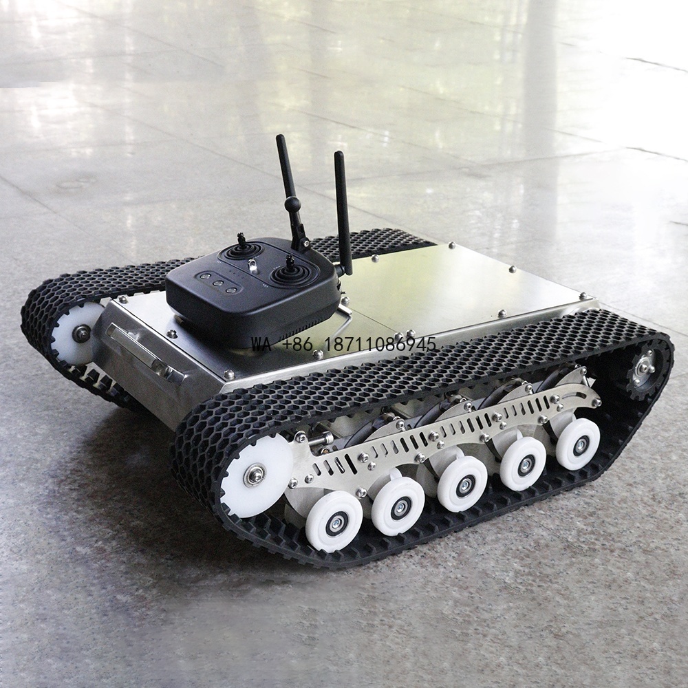 Tracked Robot Chassis - Plataforma de Chassi Robótico com Trilhos