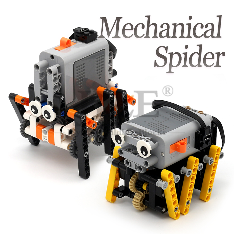 Line Follower Robot - Moc Bloco de Montar Aranha Mecânica