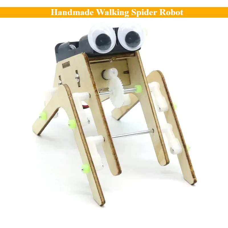 Line Follower Robot - Imaginação diy artesanal andando aranha robô