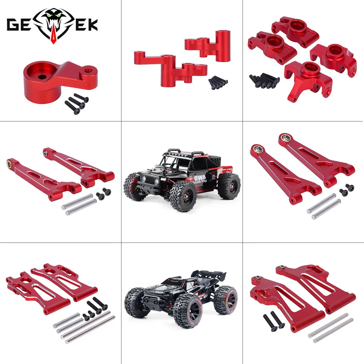 Robot Car Kit - Kit de Braços de Direção CNC