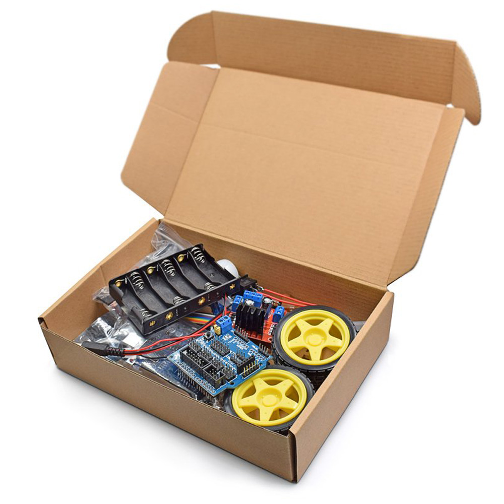 Line Follower Robot - Kit de Chassi de Carro Robótico