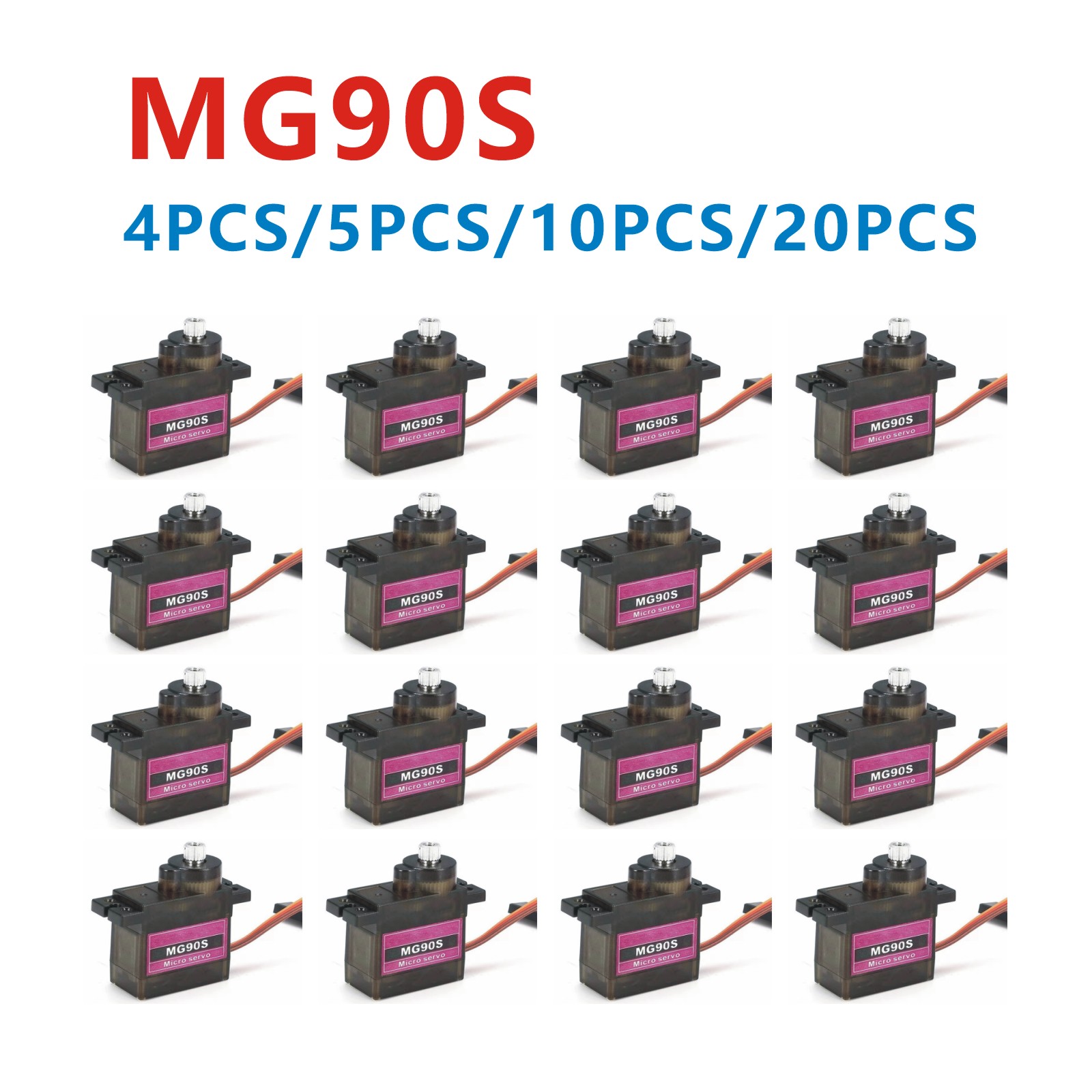 Servo Sg90 - MG90S Metal Gear RC Micro Servo,