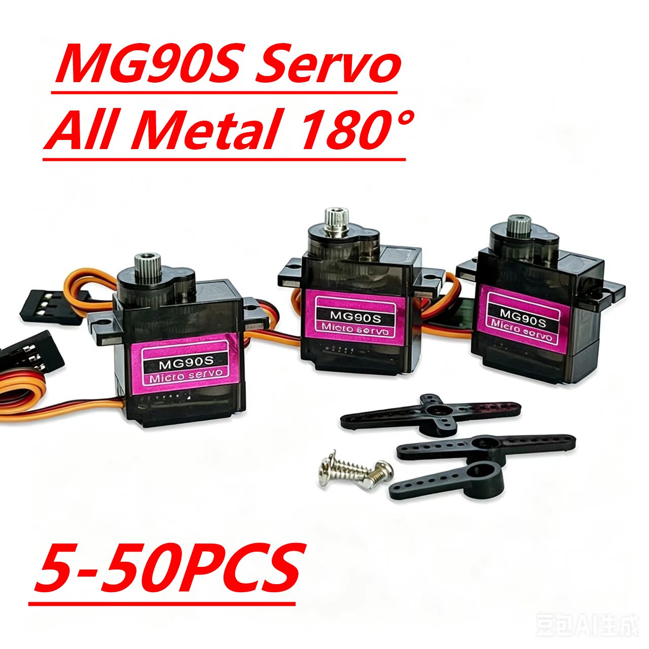 Servo Sg90 - Servo MG90S 5/10/20/40 Peças, Engrenagem Totalmente