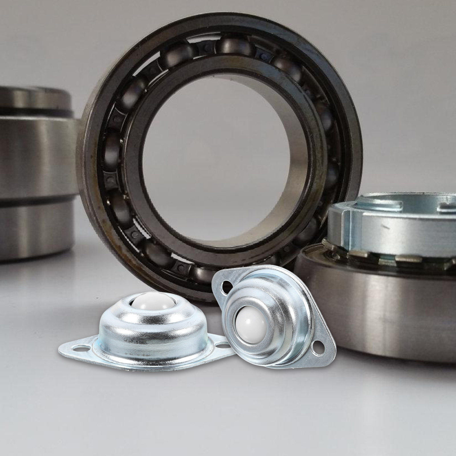 Caster Wheel - 12 unidades de roletes universais com