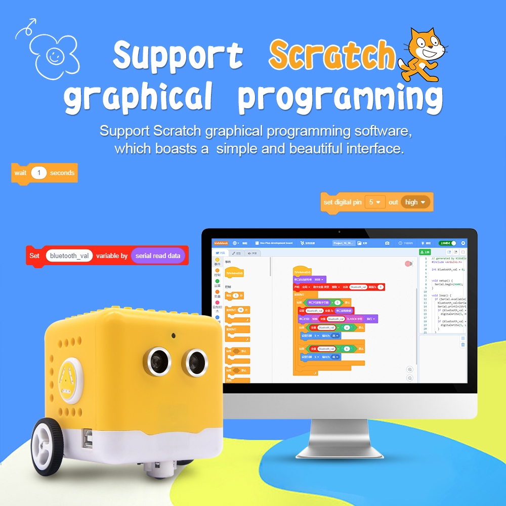 Kit robô programável kidsbits, - Microbit Robot avaliação e preço