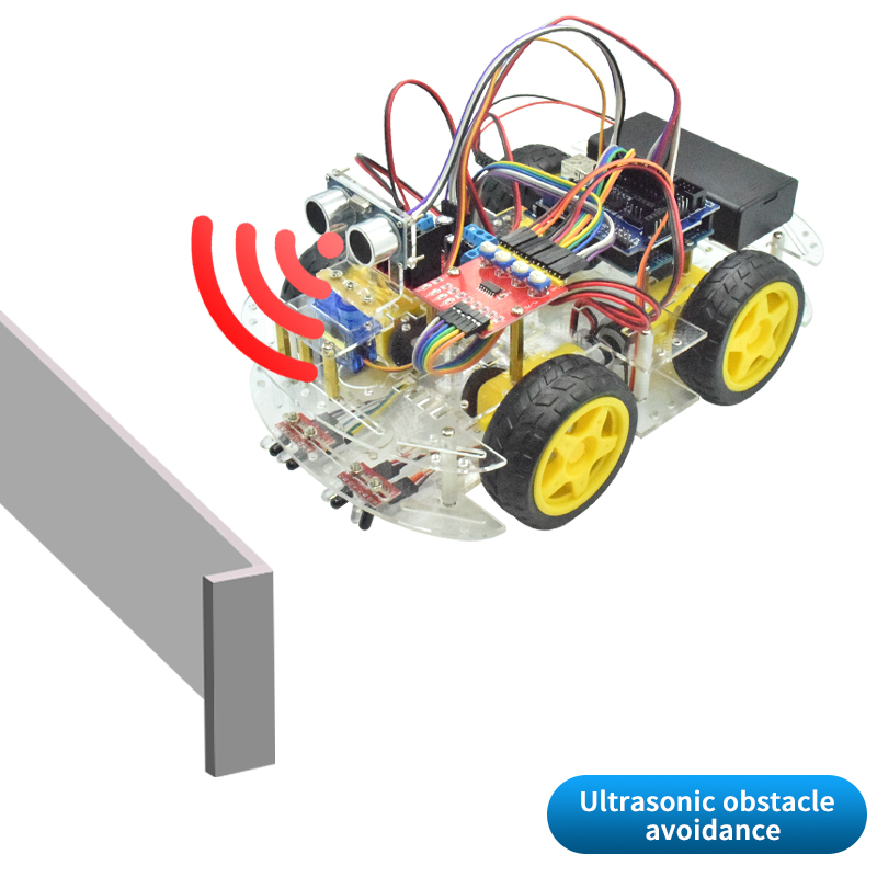 Kit de chassi de carro robô in - Microbit Robot avaliação e preço