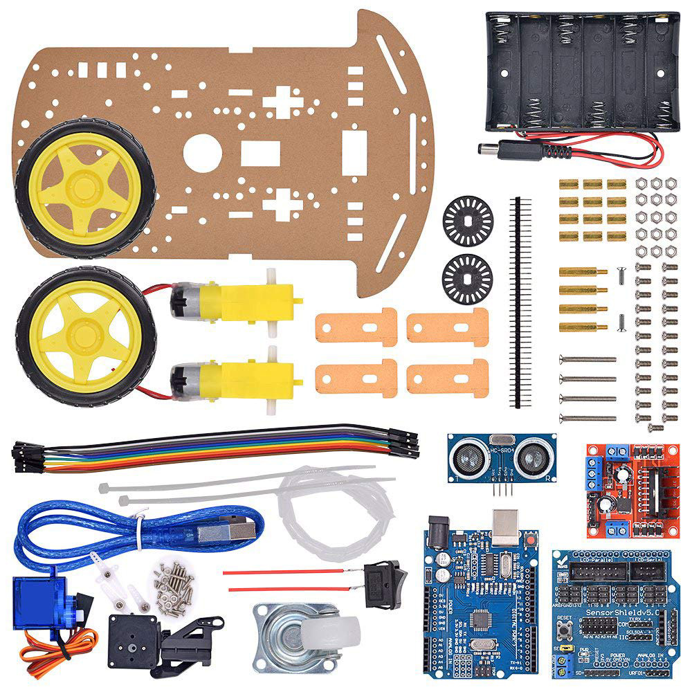 Kit de Chassi de Carro Robótic - Line Follower Robot avaliação e preço