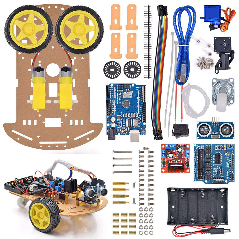 Kit de Chassi de Carro Robótic - Line Follower Robot avaliação e preço