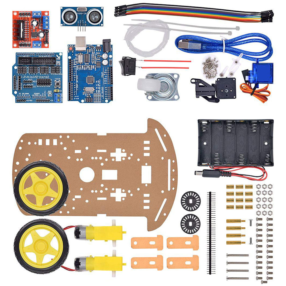 Kit de Chassi de Carro Robótic - Line Follower Robot avaliação e preço