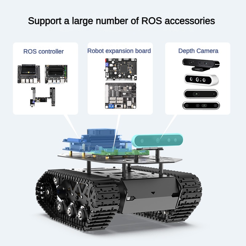 Chassi de tanque de absorção d - Tracked Robot Chassis avaliação e preço