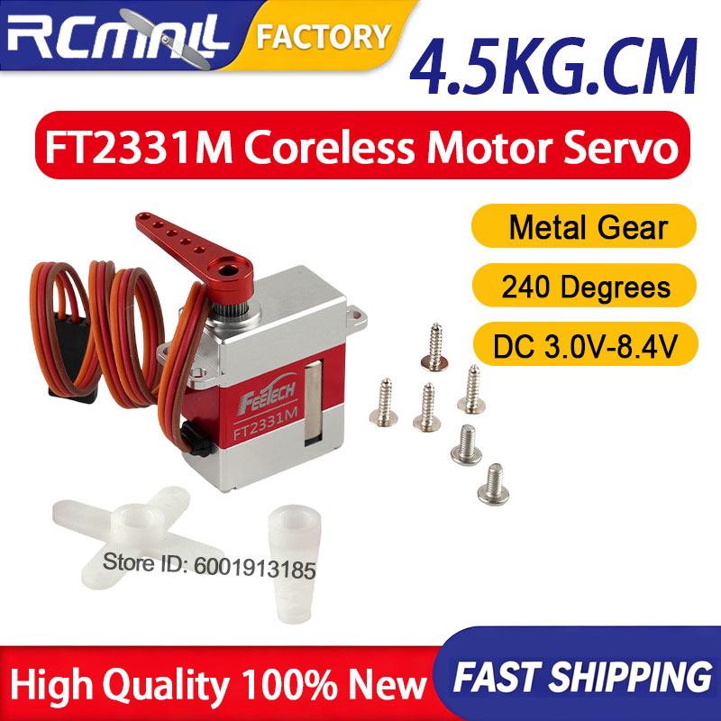 Micro Servo Digital FT2331M 4. - Robot Arm Metal avaliação e preço
