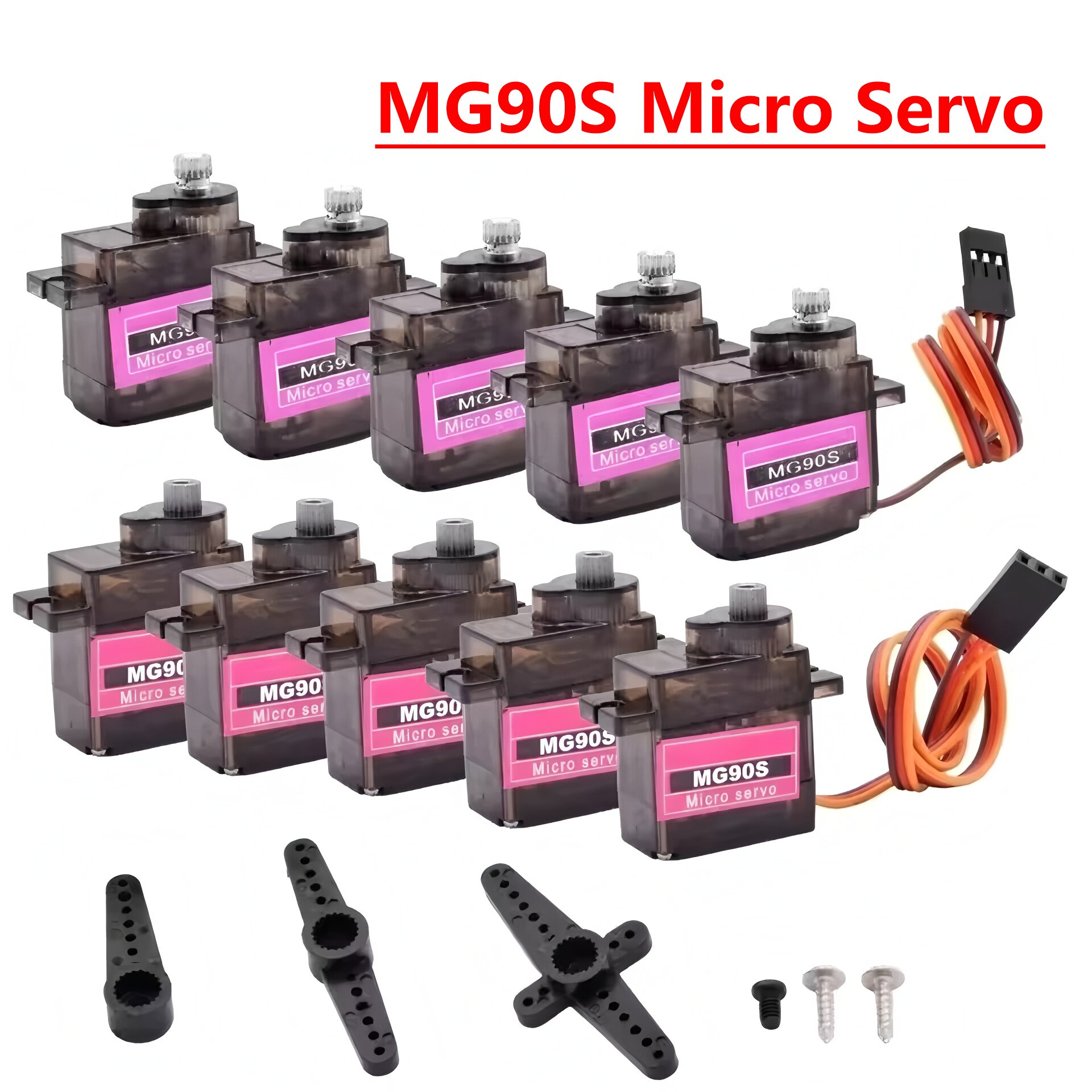4/5/10/20 pçs mg90s micro serv - Servo Sg90 avaliação e preço