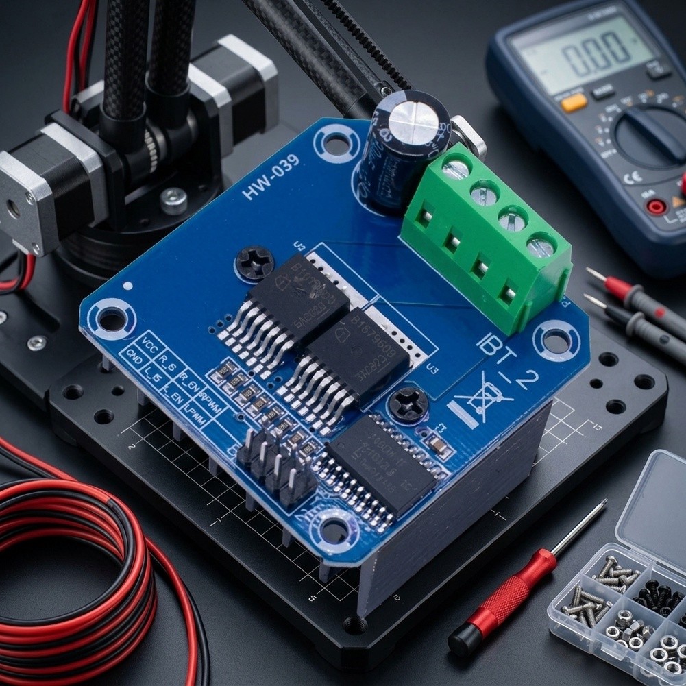 Módulo Driver de Motor Dual H- - Motor Driver Module avaliação e preço