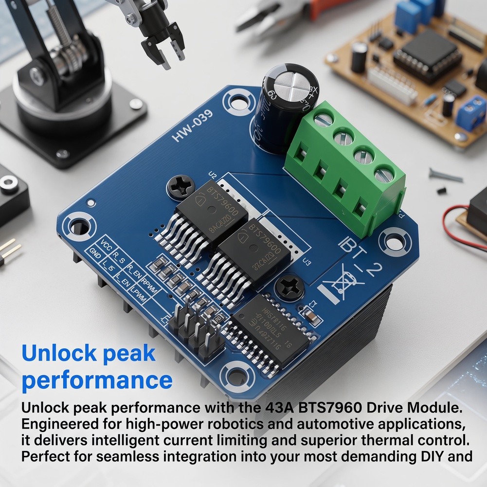 Módulo Driver de Motor Dual H- - Motor Driver Module avaliação e preço