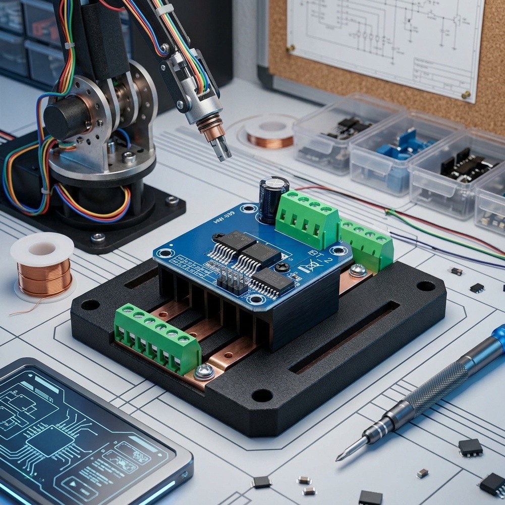 Módulo Driver de Motor Dual H- - Motor Driver Module avaliação e preço