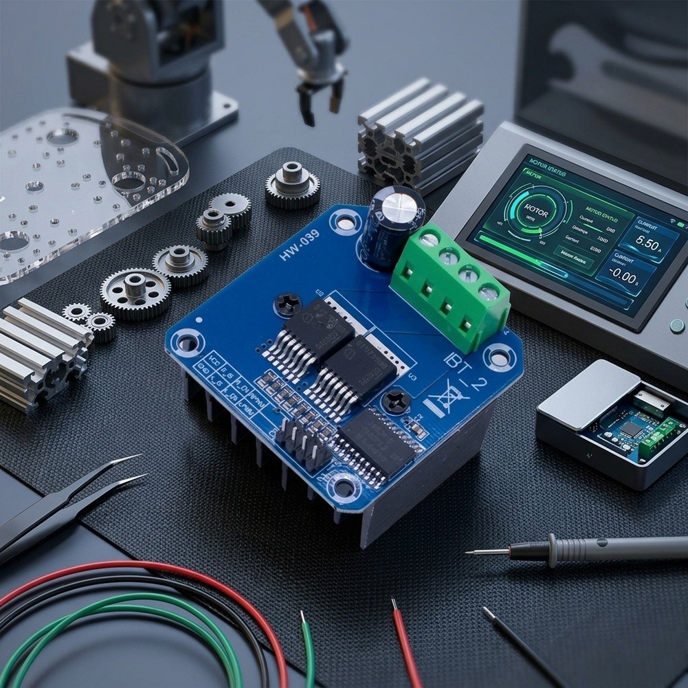 Módulo Driver de Motor Dual H- - Motor Driver Module avaliação e preço